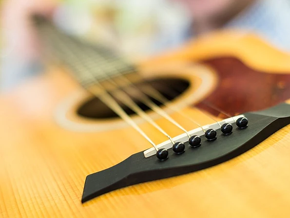 detalle recorte guitarra española